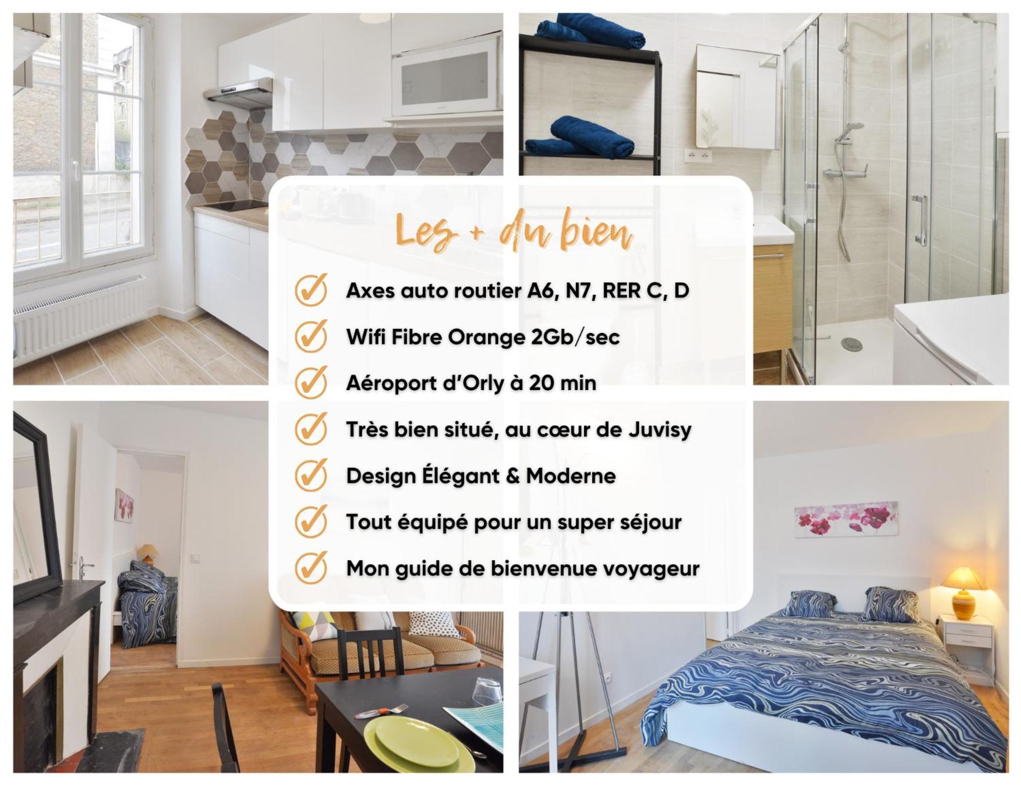 Apartment Au Calme Proche Gare - 25' Paris Centre